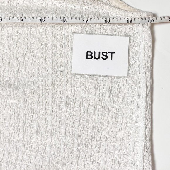 Anthropologie Tiny Cassia Tank Small blouse top white floral embroidered sequins - Picture 12 of 14